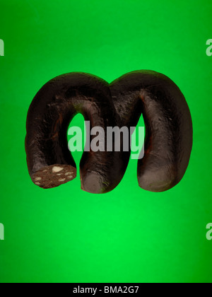 food letter M Stock Photo