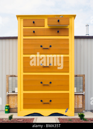 Giant Bureau at a furniture store in Franklin Indiana Stock Photo