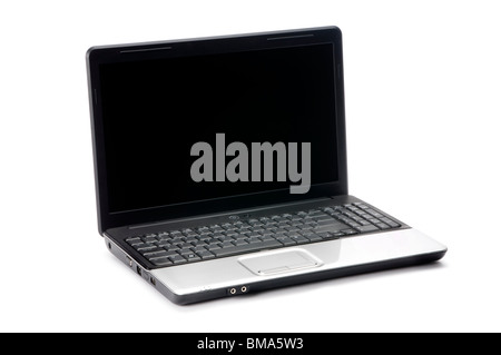 laptop notebook computer on white Stock Photo