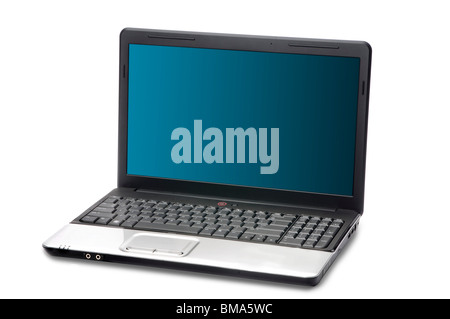laptop notebook computer on white Stock Photo