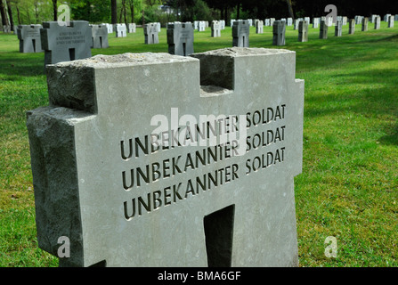 Huertgenwald German war cemetery, Eifel Stock Photo