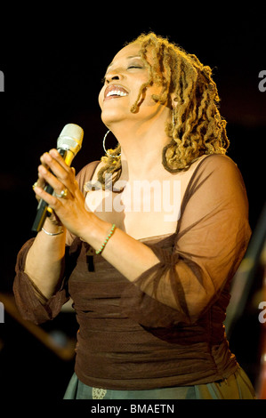 Cassandra Wilson-american singer Stock Photo