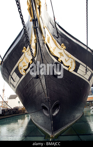 Ship's bow, SS Great Britain maritime museum, Bristol, England Stock Photo