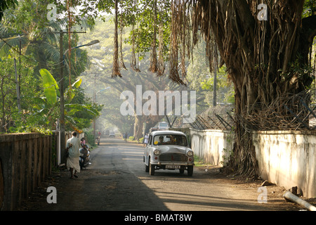 Hindustan Ambassador, Fort Cochin, Kerala, India Stock Photo