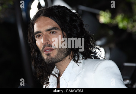 RUSSELL BRAND GET HIM TO THE GREEK WORLD PREMIERE LOS ANGELES CA 25 May 2010 Stock Photo