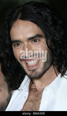 RUSSELL BRAND GET HIM TO THE GREEK WORLD PREMIERE LOS ANGELES CA 25 May 2010 Stock Photo