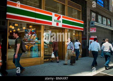 A 7-Eleven store is seen in Midtown Manhattan in New York Stock Photo