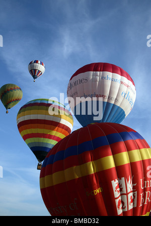 Mass balloon launch at Bristol Balloon Fiesta 2009 Stock Photo