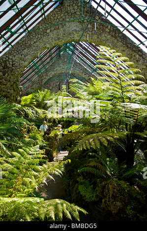 Botanic gardens in the seaside holiday resort of Southport,England Stock Photo