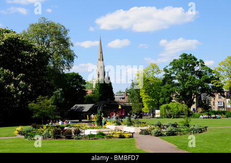 Christ's Pieces, public green space,Cambridge, England, UK Stock Photo
