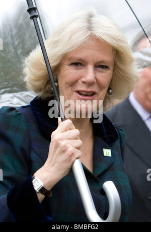 Britain's Camilla, Duchess of Cornwall is married to the heir to the British throne, Prince Charles the Prince of Wales Stock Photo