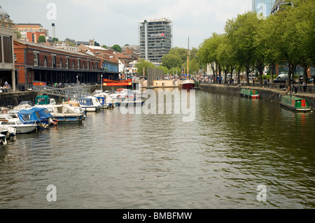 St Augustine's Reach, Floating harbour, Bristol Stock Photo