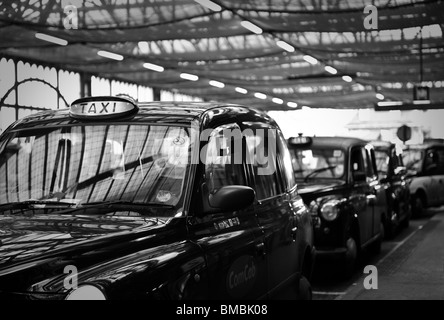 London Cabs Stock Photo