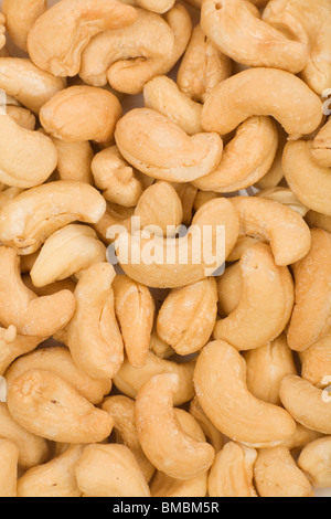cashews close up shot for background Stock Photo