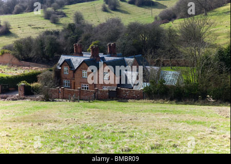 brick built house in countryside Stock Photo