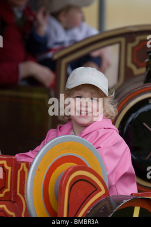 Britain's Lady Louise, daughter of Prince Edward, at the fun fair at the Royal Windsor Horse Show in 2009 Stock Photo