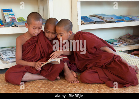 Myanmar. Burma. Shan State. Thit La village library Stock Photo