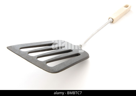 Non stick spatula isolated on a white background Stock Photo