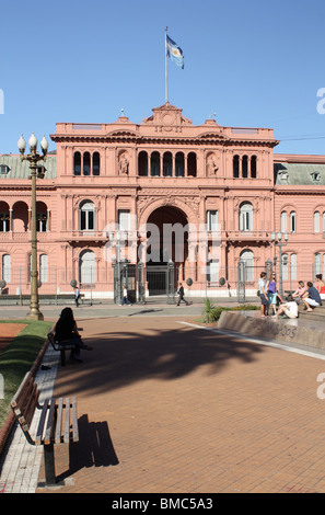 Casa Rosada - the presidential palace in Buenos Aires Stock Photo