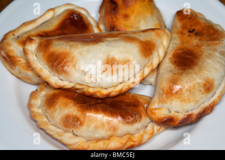 plate of empanadas in south america Stock Photo