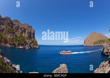 Sa Calobra in northern Majorca Mallorca Spain Europe EU Stock Photo