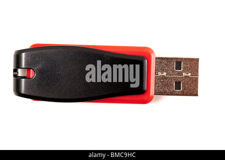 USB storage drive isolated on white Stock Photo