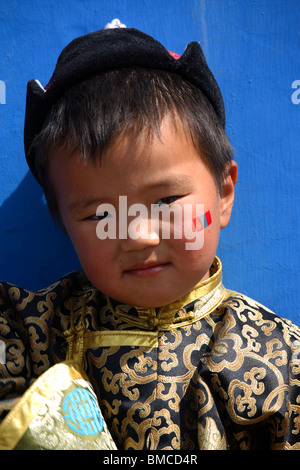 Mongolia, Mongol's face Stock Photo - Alamy