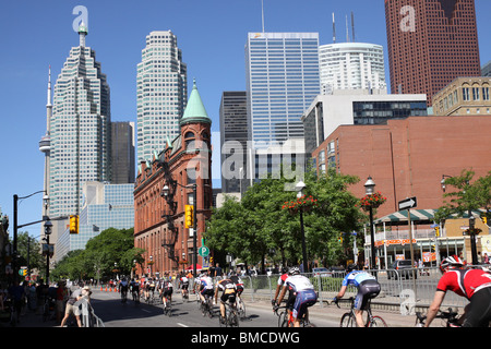 Toronto Criterium Bicycle Race, 2010 Stock Photo
