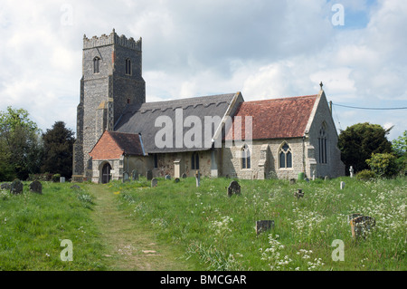 Iken church, Suffolk, UK. Stock Photo