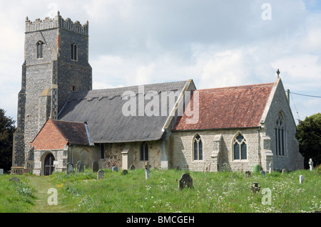 Iken church, Suffolk, UK. Stock Photo