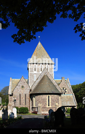 St. Anne Church in St. Anne, Alderney, Channel Island, United Kingdom Stock Photo