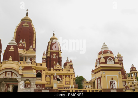 Facade of a temple, Laxminarayan Temple, New Delhi, India Stock Photo