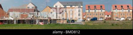 Broughton Gate Housing Estate - Milton Keynes - Buckinghamshire Stock Photo