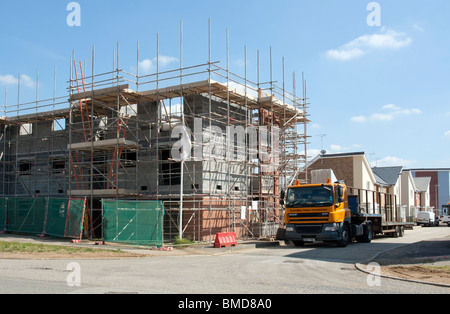 Broughton Gate Housing Estate - Milton Keynes - Buckinghamshire Stock Photo