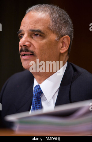 United States Attorney General Eric Holder. Stock Photo