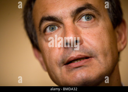 Spanish President Jose Luis Rodriguez Zapatero Stock Photo