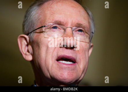 United States Senate Majority Leader Harry Reid. Stock Photo