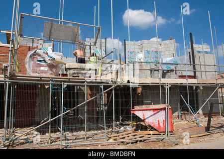 Broughton Gate Housing Estate - Milton Keynes - Buckinghamshire Stock Photo