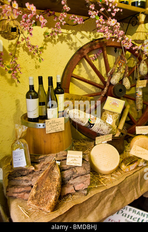 Traditional food, Spoleto, Perugia province, Umbria Stock Photo