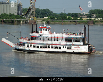 Tom Sawyer riverboat on Mississippi River Stock Photo