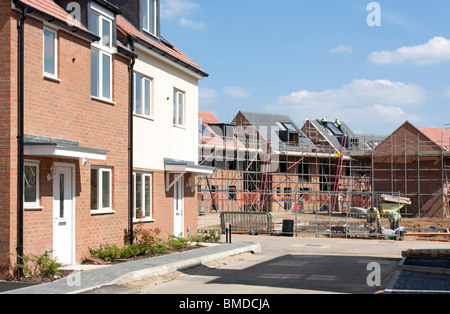 Broughton Gate Housing Estate - Milton Keynes - Buckinghamshire Stock Photo