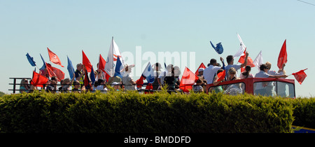 Members of Unite and British Airways cabin crew on the picket line Stock Photo