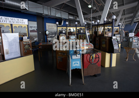 slot machines museum southport pier pavilion merseyside england uk Stock Photo