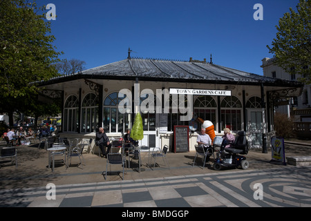 town gardens cafe lord street southport merseyside england uk Stock Photo