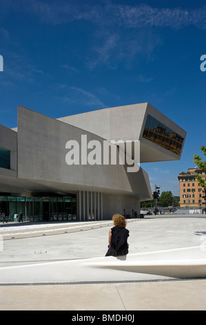 MAXXI National Museum of the 21st Century Arts, Rome, Italy Stock Photo