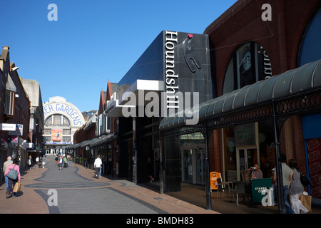 houndshill shopping centre leading to winter gardens theatre blackpool lancashire england uk Stock Photo