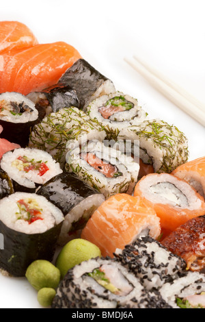 sushi on the plate Stock Photo