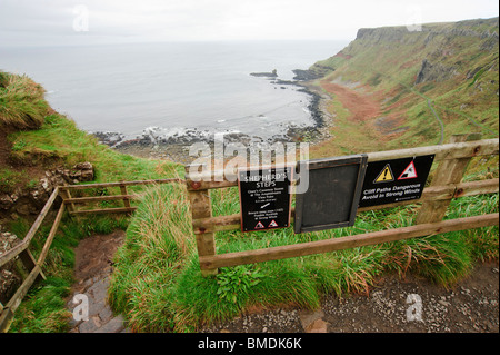 Shepherd's Steps, Giant's Causeway, Bushmills, County Antrim, Northern Ireland Stock Photo