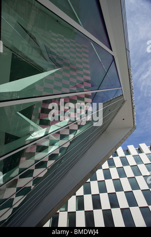 The Bord Gáis Energy Theatre (originally Grand Canal Theatre) is a performing arts venue, located in the Docklands of Dublin, Ireland. Stock Photo