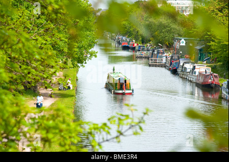 Bridgewater Canal Sale Manchester UK Stock Photo